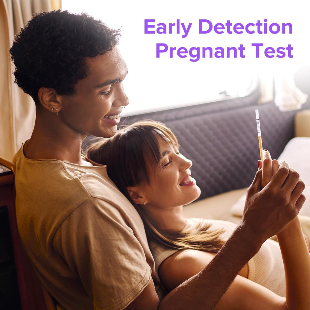 Premom 30-Pack hCG Pregnancy Test Strips -30 Individually Wrapped Pregnancy Test Kit- Accurate and Powered by Premom Ovulation Predictor iOS and Android APP