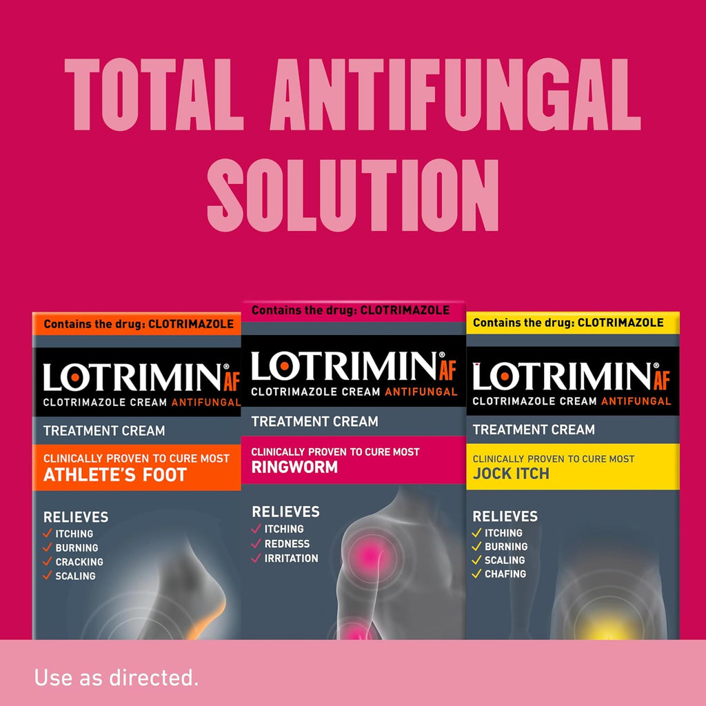 Lotrimin AF Ringworm Cream Clotrimazole 1% - Clinically Proven Effective Antifungal Cream Treatment of Most Ringworm, For Adults and Kids Over 2 years, .42 Ounce (12 Grams)