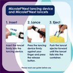 Ascensia MICROLET NEXT Adjustable 5 Depths Lancing Device for Diabetes
