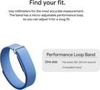 Google Fitbit Air Performance Loop Band - One Size - Obsidian | Only compatible with Fitbit Air, microadjustable, polyester, nylon, and elastane yarn band, workout-friendly
