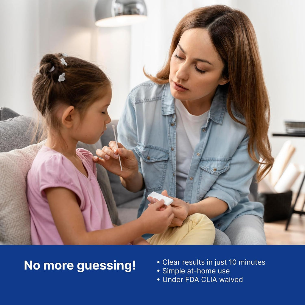 CorDx TyFast COVID-19 Rapid Antigen Test Kit, 10-Min Results, 4 Tests | Nasal Swab Self-Test, Easy-To-Use For Adults And Kids, EUA Authorized OTC, Portable For Travel And Home Use