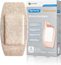 Hysimedy Silicone Bandages for Sensitive Skin 2x4 Inch Painless Removal