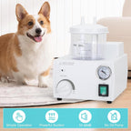 Portable Veterinary Suction Machine | Home Use with 1000ml Capacity 110V