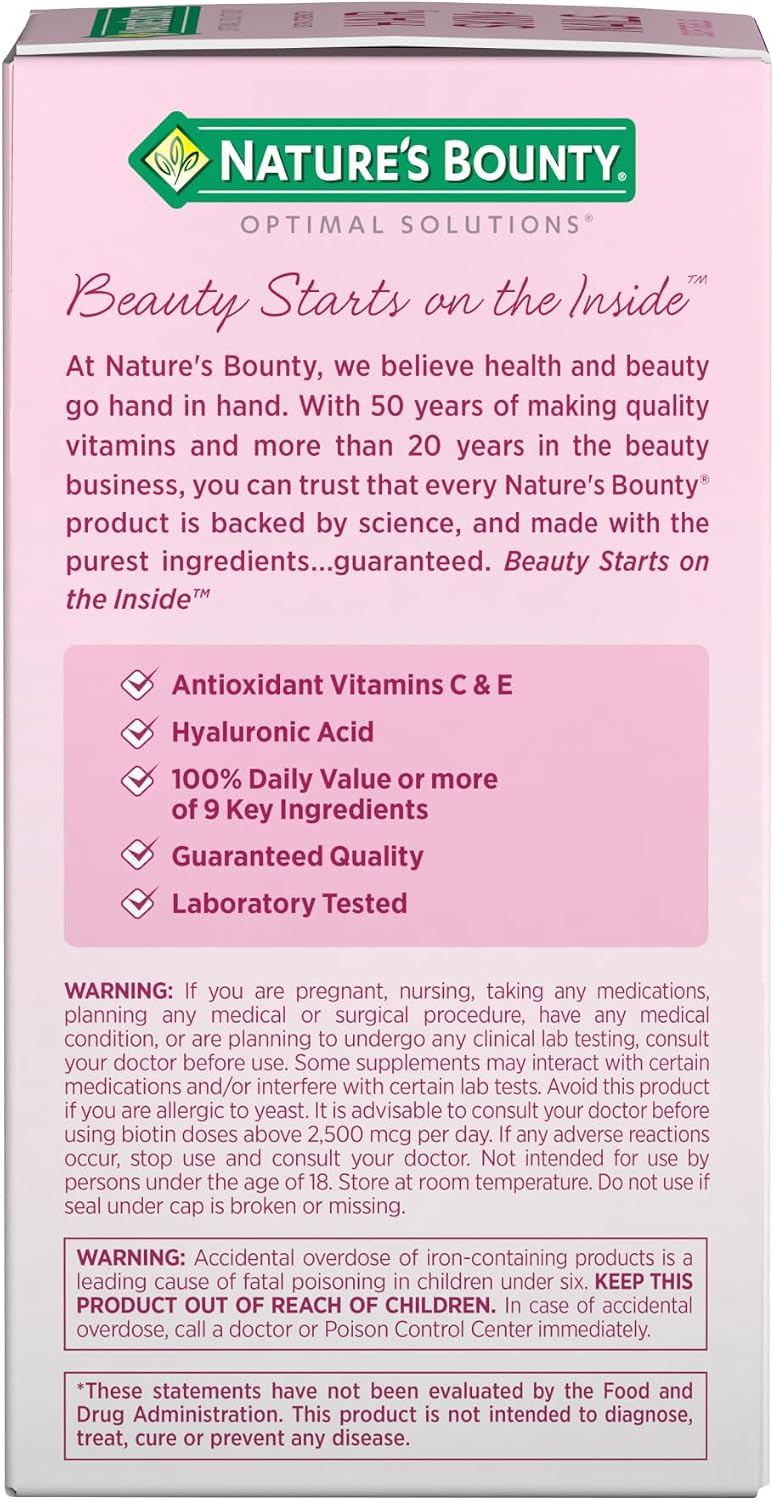 Nature's Bounty Advanced Hair, Skin & Nails, 150 Rapid Release Softgels