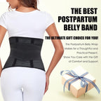 MAMODY Postpartum Belly Band Belly Wrap Abdominal Binder Post Surgery