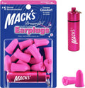 Mack’s Dreamgirl Soft Foam Earplugs, 7 Pair with Travel Case - Small Ear Plugs for Sleeping, Snoring, Studying, Loud Events, Traveling and Concerts