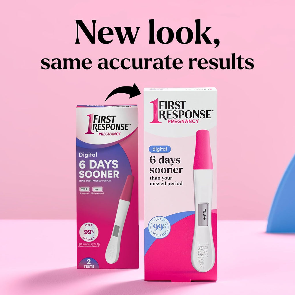 First Response Gold Digital Pregnancy Test, 2 Pack