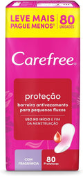 Carefree Panty Liners 80 pieces