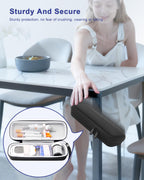 Diabetes Travel Case for Diabetic Test Kit Glucose Meter, Insulin Pen More | Portable Hard Travel Carrying Organizer Case for Blood Glucose Meter, Insulin Pen, Syringe, Lancets, Lancing Device & More