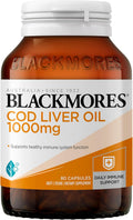 Blackmores Cod Liver Oil| Supports Healthy Immune System Function | 80 Capsules