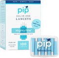 Pip Lancets 30G x 1.0mm - 100 Count Safety Lancets for Diabetes, Blue