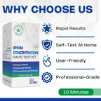 Fertility Home Test Kit for Men- Convenient, Private-Shows NorLow Sperm Count, Male Fertility Testing System, Accurate- Easy to Read Resultsmal or Low Sperm Count.