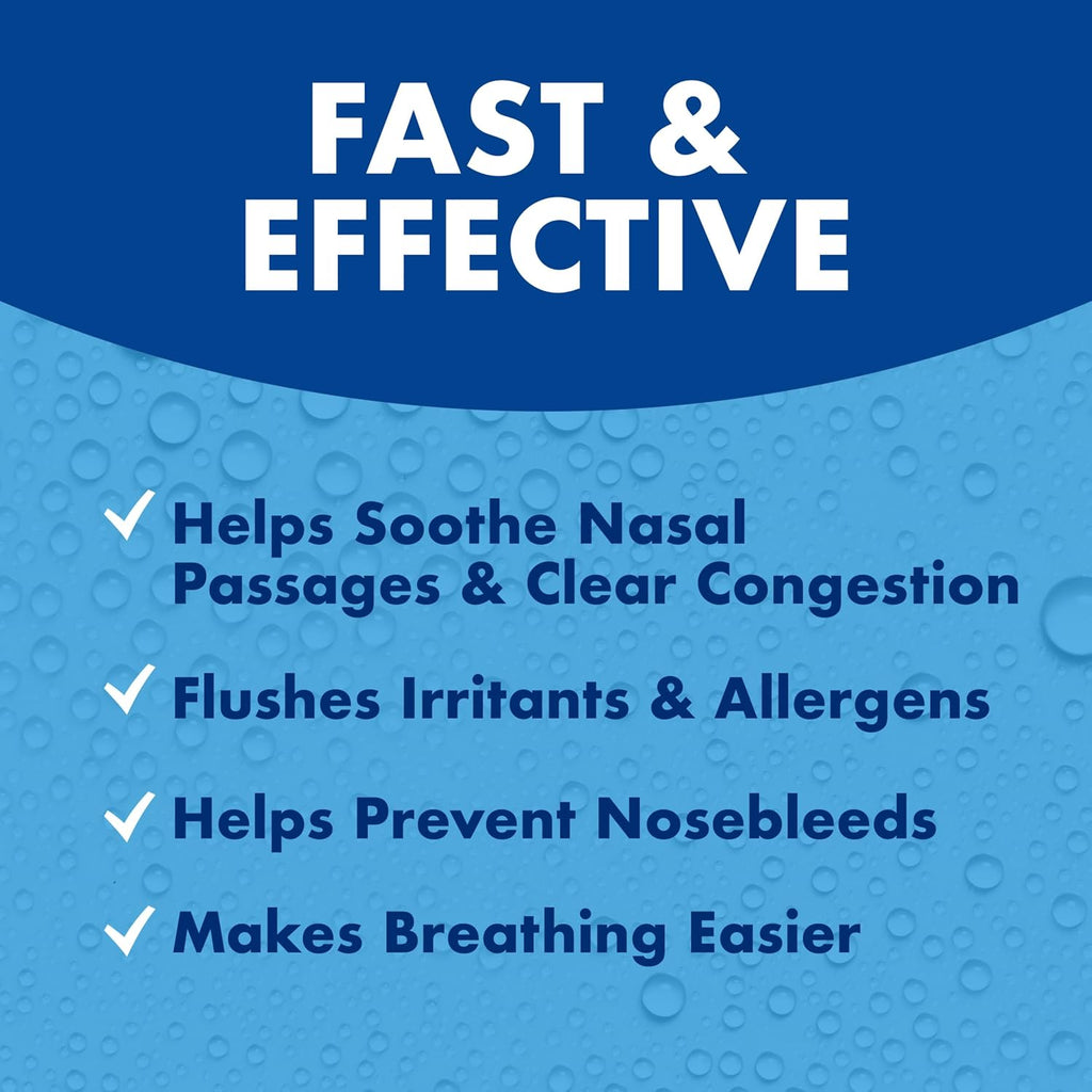 ARM & Hammer Simply Saline Daily Care Nasal Spray, [4.5 oz/Pack of 2] | Saline Nasal Spray, Drug-Free