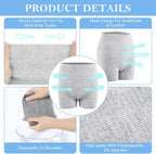 ACWOO Postpartum Disposable Knickers, Women's Maternity High Waist Underwear Pregnancy, Microfibre Boyshort Cut Knicker with Super Soft, Breathable Stretchable Maternity Pant After Birth Seamless