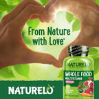 NATURELO Whole Food Multivitamin for Women - with Vitamins, Minerals, & Organic Extracts - Supplement for Energy and Heart Health - Non GMO - 120 Vegan Capsules