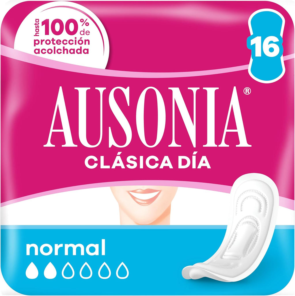 Ausonia Classic Normal Wingless Sanitary Pads, Pack of 16