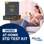 STD Testing Kit for Men and Women Chlamydia and Gonorrhea Screening Discreet and Accurate Results Private and Secure CLIA Certified Labs