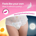 i activ Period Panty for Girls & Women | L-XL | 10's Pack | Disposable Period Panties for Women for Heavy Flow Periods | Maternity Pads after Delivery | 360 Degree Protection | Waist Size - 31" to 48"