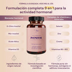 Inositol Myo and D-Chiro PCOS 4100MG - Metabolic Function, Hormone Balance and Psychological Wellness - 9 in 1 with Folate 5-MTHF, Chromium, Zinc, Vitamin B6, B12 and D3, Myo Inositol