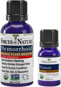 Forces of Nature Hemorrhoid Control Extra Strength (30ml) + Fissure Control (11ml) | Virtual Bundle