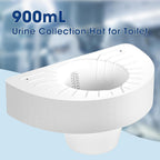 Urine Hats for Toilets, Specimen Collection Pan, 10 Pack 30oz/900cc | Universal Toilet Hat for Easy Urine and Specimen Collection, with Clear Measurement Markings for Women, Men, and Seniors' Use