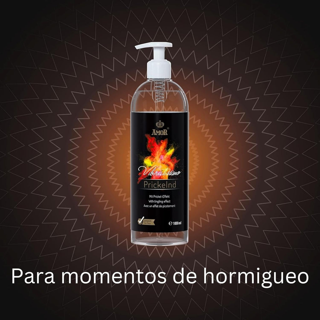 Vibratissimo Play Gel Stimulant 1000 ml | Lubricant with Stimulating Effect | Water-Based Lubrication | Lubricant Gel Suitable for Silicone Toys and Latex Condoms