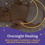 A+D Overnight Healing Diaper Rash Ointment, with Vitamins, Lavender, 3.6 Oz | Soothes, Protects and Relieves Irritated Skin Overnight with Vitamins A and D, Colloidal Oatmeal & Lavender