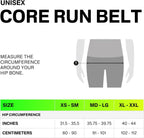 CEP Core Run Belt, Black, Unisex, MD/LG