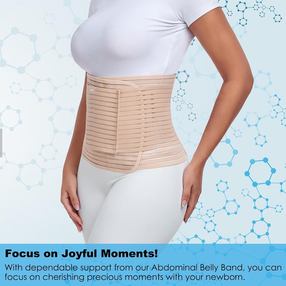 Postpartum & Post Surgery Abdominal Binder. Postpartum Belly Band