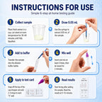 Sperm Check Fertility – 2-in-1 At-Home Semen Analysis Test for Men, Simple One-Step Check, Reliable Indicator for Fertility & Conception Readiness