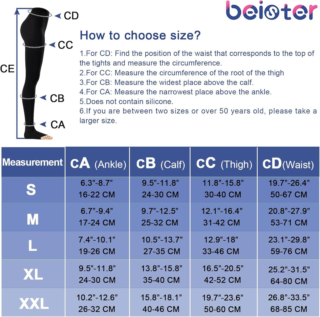 Beister 20-30mmHg Compression Garments 30mm