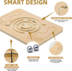 Juoe 360° Maze Balance Board Wobble Board,Sensory Balance Toys