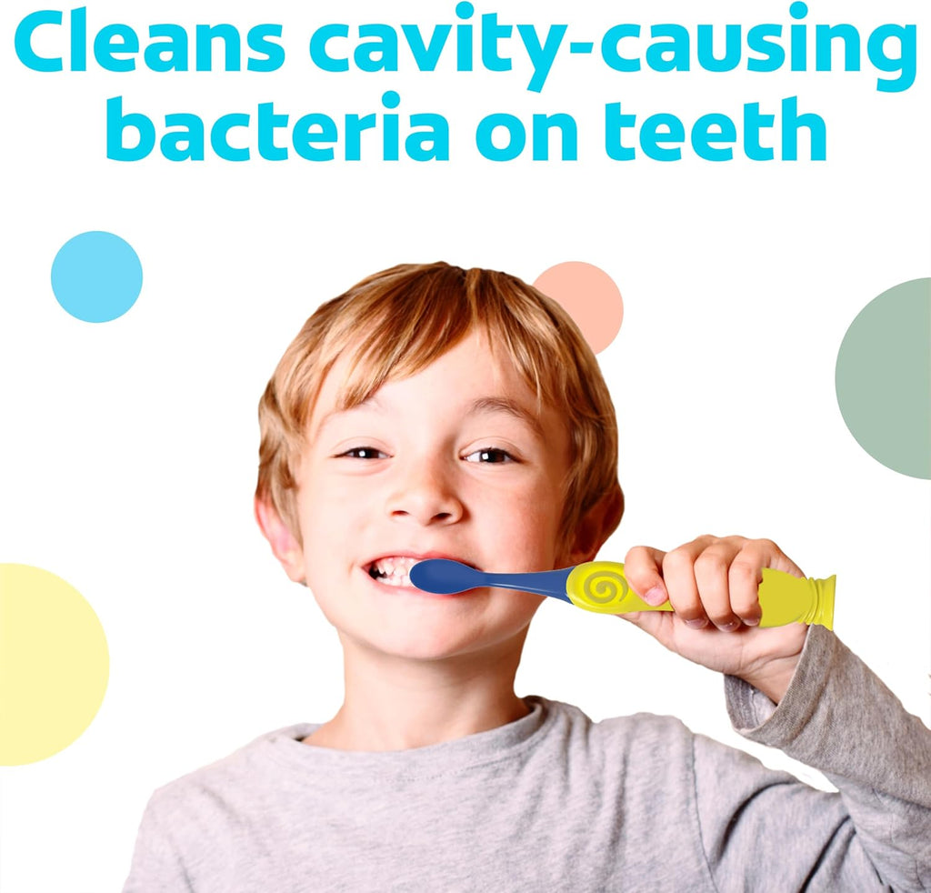 Colgate Kids Bluey Toothbrush, Extra Soft, 2 Pack | For Children Ages 2 and Up, Kids Toothbrush Pack, Built In Suction Cup for Easy Upright Storage, Extra Soft Bristles