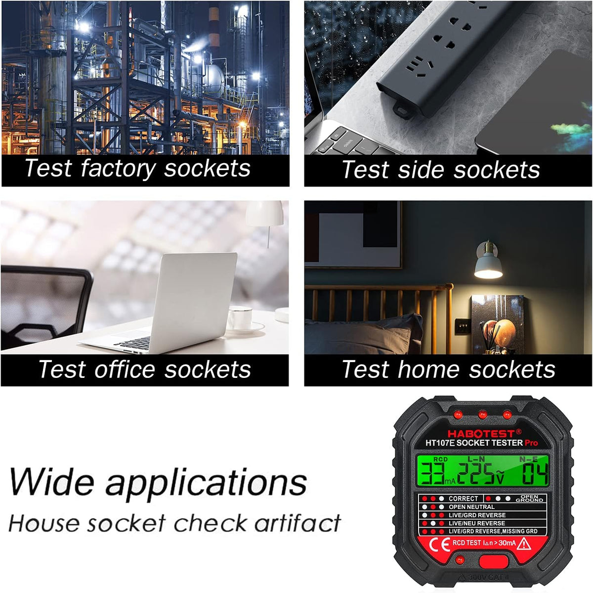 Eacam GFCI Electrical Testers
