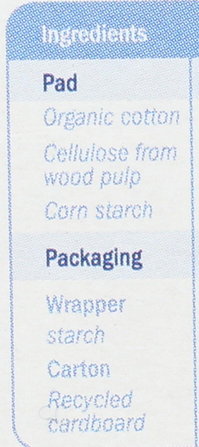 Sanitary Pads Organic 10 pieces 0.47cm