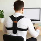 PLETHEON Adult Shoulder Posture Corrector Belt | Clavicle & Upper Back Support Brace | Posture Alignment Support | Fit From 30 to 44 Inch Tummy