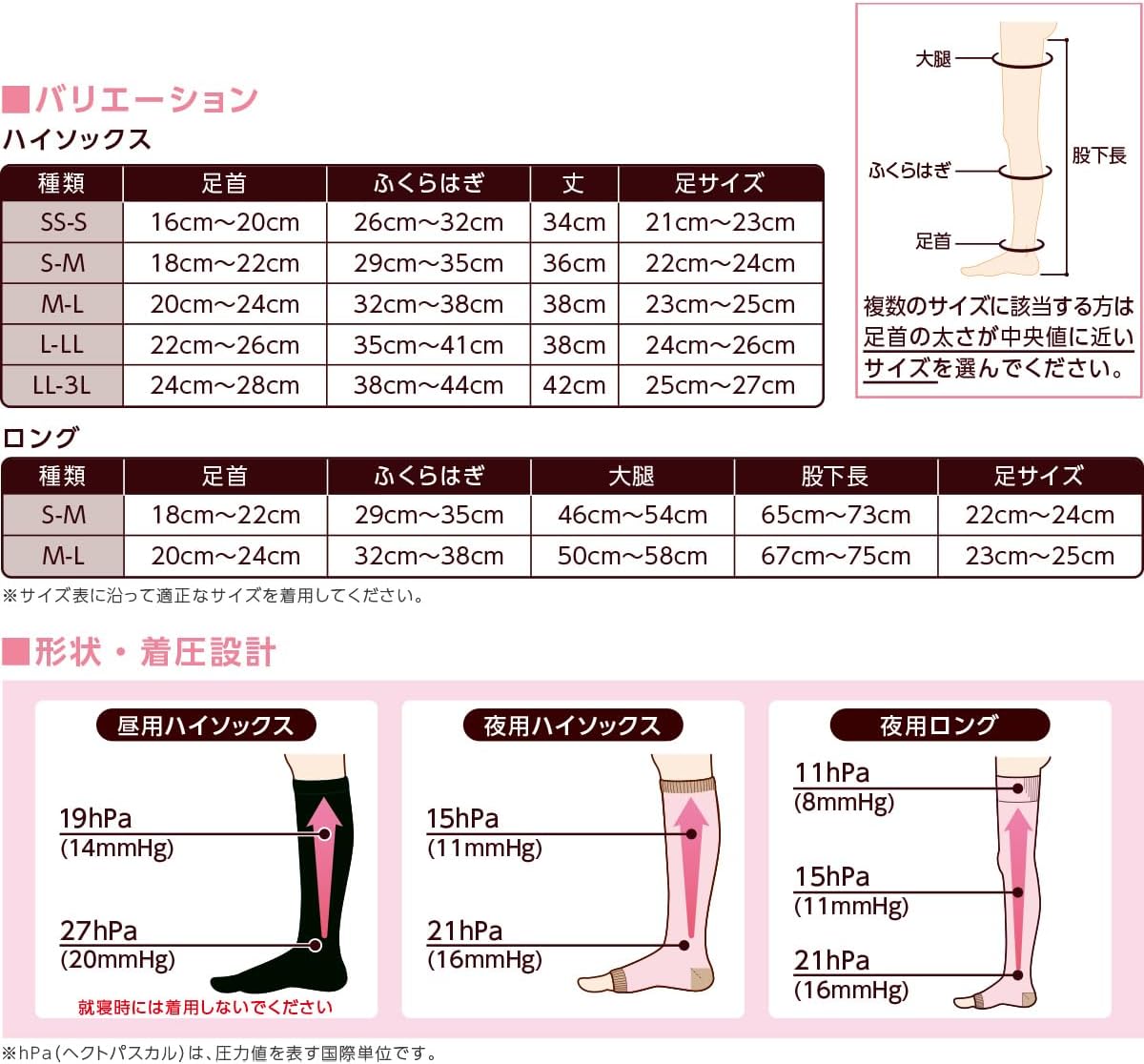 dacco Compression Socks Made in Japan Overnight