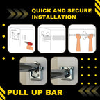DreamGYM Doorway Pull-up Bar - Chin-up Bar - Swing Support Bar