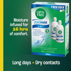 OPTI-FREE Puremoist Multi-Purpose Contact Lens Solution, 10 Fl Oz, 2 Pack