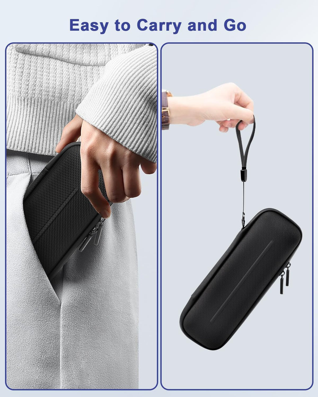 Diabetes Travel Case for Diabetic Test Kit Glucose Meter, Insulin Pen More | Portable Hard Travel Carrying Organizer Case for Blood Glucose Meter, Insulin Pen, Syringe, Lancets, Lancing Device & More