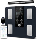 GE Smart Scale for Body Weight: Full Body Composition Analyzer, 50+ Metrics | 8-Electrode Digital Bathroom Scale for Weight Fat BMI Muscle Mass Bluetooth, Highly Accurate Weighing Machine 400lb