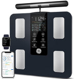 GE Smart Scale for Body Weight: Full Body Composition Analyzer, 50+ Metrics | 8-Electrode Digital Bathroom Scale for Weight Fat BMI Muscle Mass Bluetooth, Highly Accurate Weighing Machine 400lb