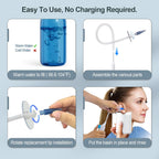 Ear Wax Removal Kit, Ear Cleaning Kits Manual Safe Ear Irrigation Flushing System, Effective Ear Cleaner Earwax Removal Kit, Ear Wax Removal Tool with Ear Basin and 10 Ear Tips