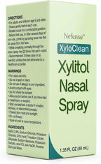 XyloClean ENT Specialist Recommended Xylitol Nasal Spray, Natural Moisturizer and Cleanses Irritants to Relieve Daily Congestion and Soothe Dry Passages