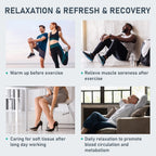 QUINEAR Leg Recovery Compression System for Athlete Post Workout, Professional Sequential Device for Massage Therapy, Foot and Leg Recovery Boots, Improve Circulation Reduce Muscle Soreness (Medium)