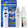 Exergen TAT-2000C Temporal Artery Forehead Thermometer for Baby Kids Adults | Displays Temperature Reading, Soft Glow, Silent Mode, Wipe Clean Sensor, 8 Reading Memory, 9V Battery Included for Family Use