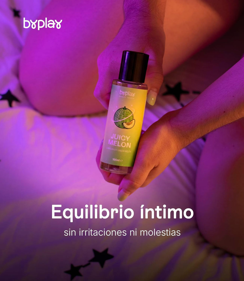 BYPLAY Water-Based Lubricant - Soft Texture Gel with Melon Aroma 100ml