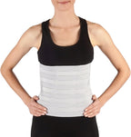 Soles Compression Abdominal Binder | Post-Surgical and Postpartum Support | Adjustable Belly Wrap Supports Muscle & Skeletal Stability | Unisex | One Size Fits All