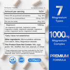 Magnesium 7 Complex Supplement, 7 Forms of Magnesium for Sleep & Muscle