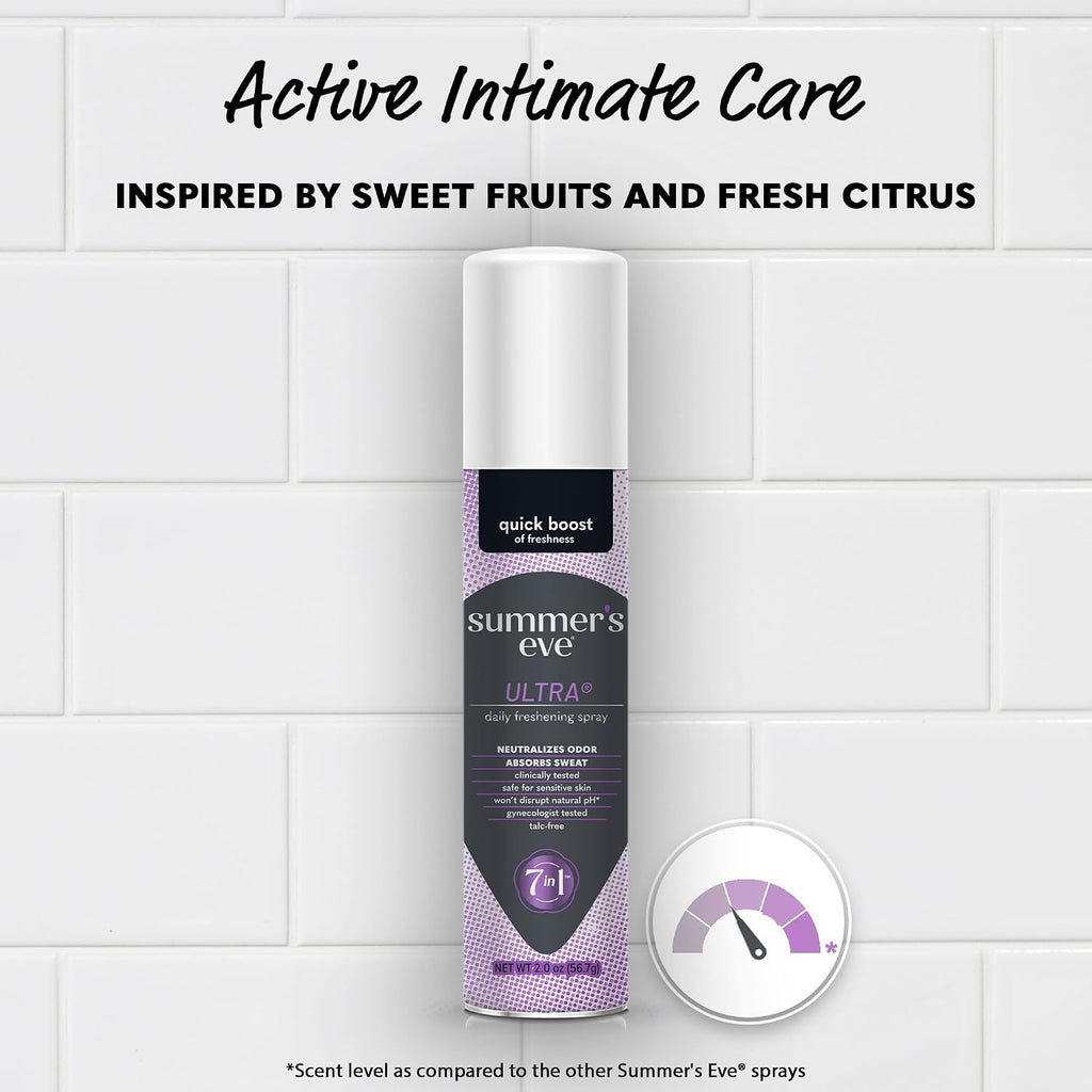 Summer's Eve Daily Freshing Feminine Spray, Ultra, 2 Oz, 3 Pk